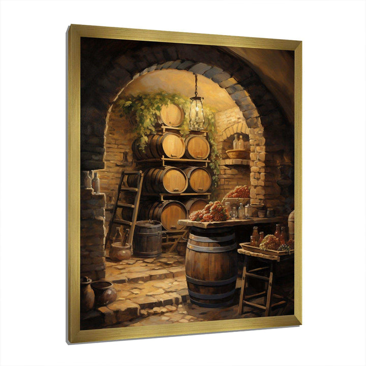 French Wine Cellar I - Food &amp; Beverage Canvas Wall Art