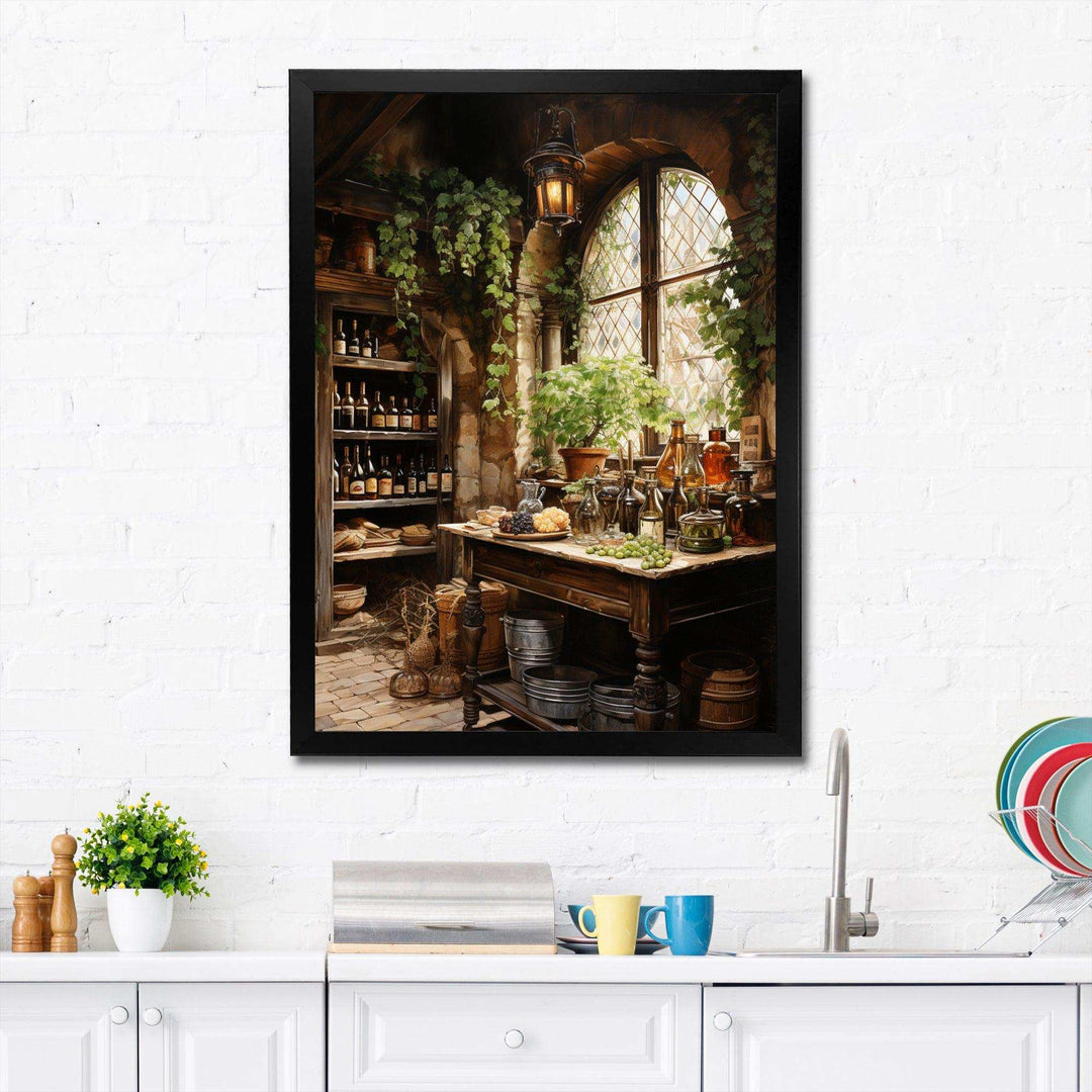 French Wine Cellar II - Food &amp; Beverage Canvas Wall Art