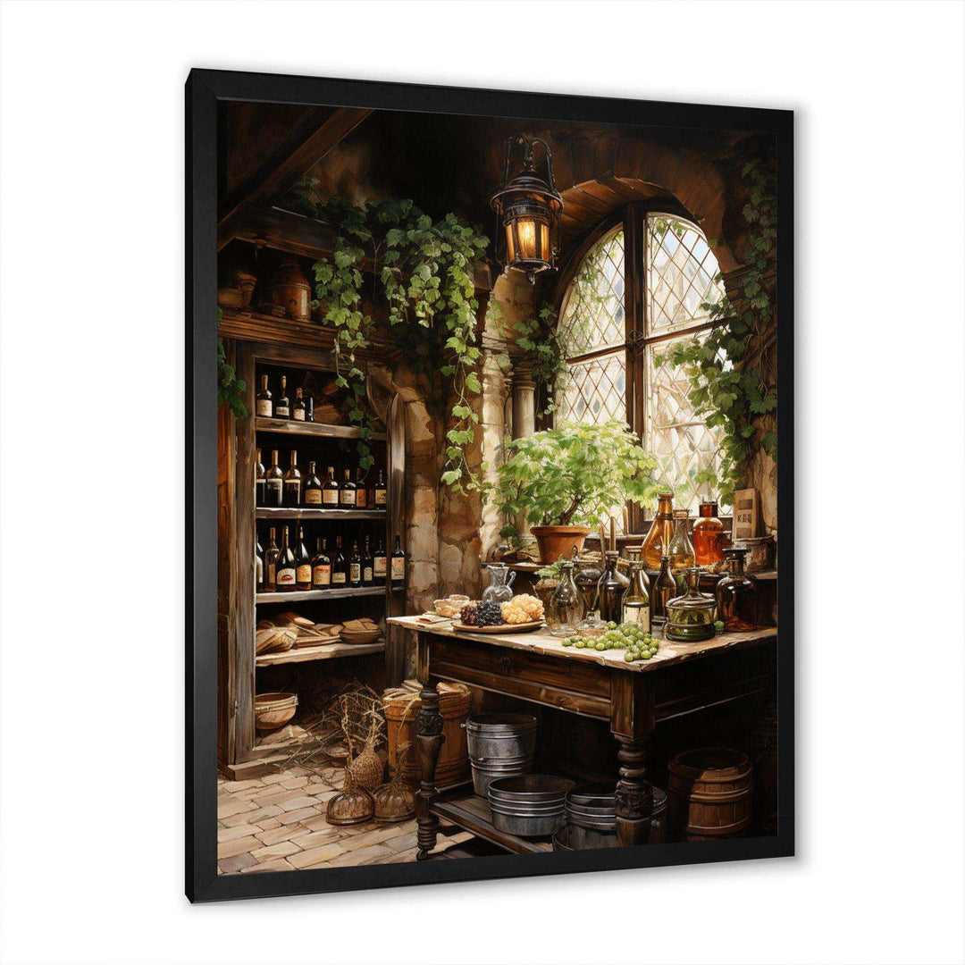 French Wine Cellar II - Food &amp; Beverage Canvas Wall Art
