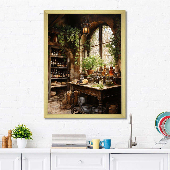 French Wine Cellar II - Food &amp; Beverage Canvas Wall Art