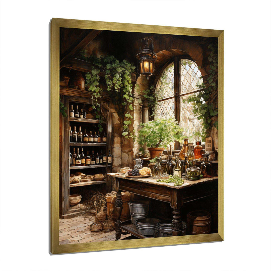 French Wine Cellar II - Food &amp; Beverage Canvas Wall Art