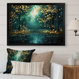 Bold Forest Emerald Canopy III - Landscapes Canvas Wall Art