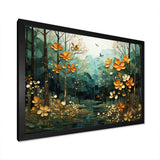 Forest Enchanted Canopy Patchwork II - Landscapes Canvas Wall Art