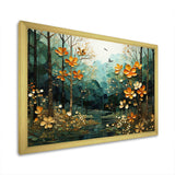 Forest Enchanted Canopy Patchwork II - Landscapes Canvas Wall Art