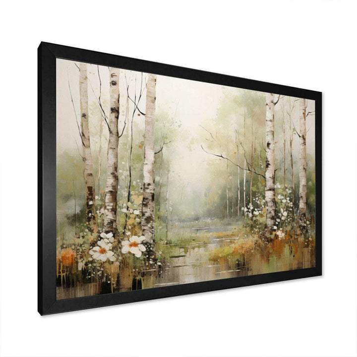 Minimalism Forest Woods II - Landscapes Canvas Wall Art