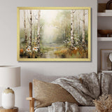 Minimalism Forest Woods II - Landscapes Canvas Wall Art