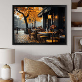 France Parisian Cafe Charm III - Landscapes Canvas Wall Art