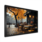 France Parisian Cafe Charm III - Landscapes Canvas Wall Art