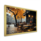 France Parisian Cafe Charm III - Landscapes Canvas Wall Art