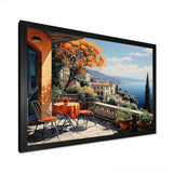 French Mediterranean Bliss In Provence III - Landscapes Canvas Wall Art