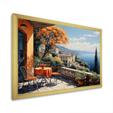 French Mediterranean Bliss In Provence III - Landscapes Canvas Wall Art