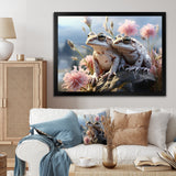 Frog Monochrome Landscape - Frog Home Decor Art