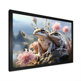 Frog Monochrome Landscape - Frog Home Decor Art