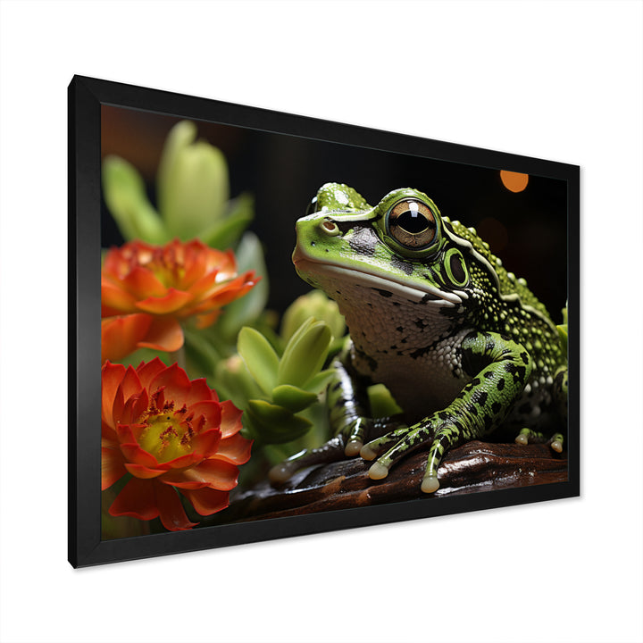 Frog Amphibian Serenade - Frog Bedroom Wall Art