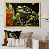 Frog Amphibian Serenade - Frog Bedroom Wall Art