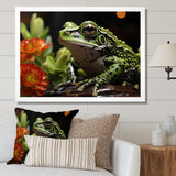 Frog Amphibian Serenade - Frog Bedroom Wall Art
