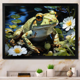 Frog Freedom - Frog Canvas Wall Art