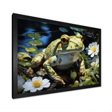 Frog Freedom - Frog Canvas Wall Art