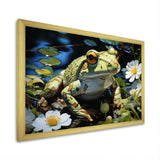 Frog Freedom - Frog Canvas Wall Art