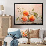 Fruit Abstract Peach - Food & Beverage Canvas Wall Art