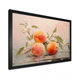 Fruit Abstract Peach - Food & Beverage Canvas Wall Art