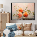 Fruit Abstract Peach - Food & Beverage Canvas Wall Art