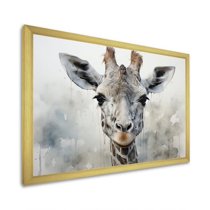 Giraffe Graceful Necks - Giraffe Canvas Wall Art