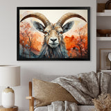 Goat Mountain Explorer Geometric - Goat Wall Decor