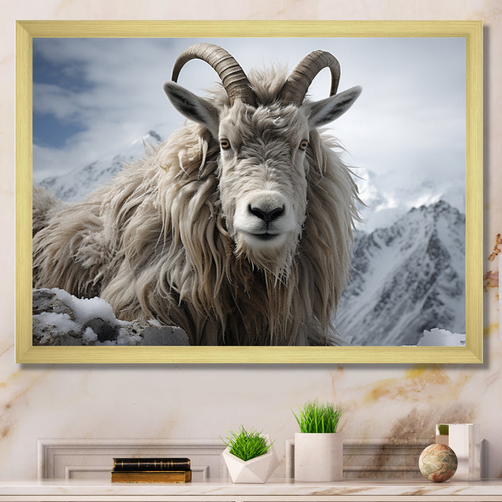 Goat Mountain Guardian - Goat Wall Art Prints