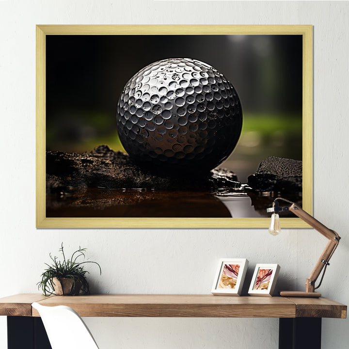 Golfers Focus - Golf Canvas Wall Art