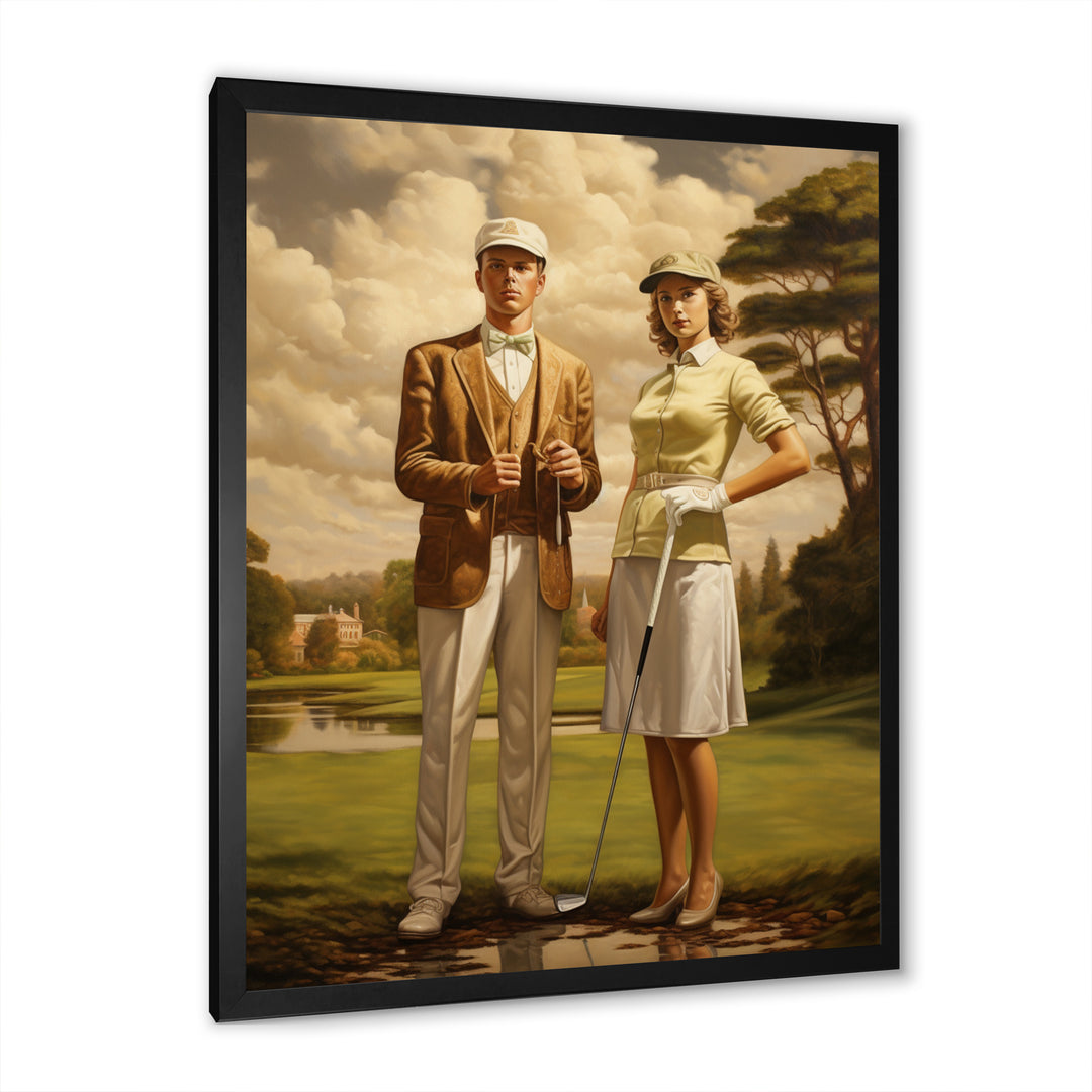 Vintage Timeless Golf - Golf Canvas Wall Art