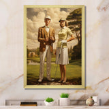 Vintage Timeless Golf - Golf Canvas Wall Art