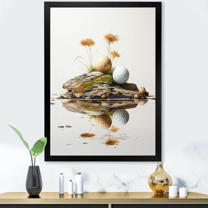 Minimalism Golf Tees I - Golf Canvas Wall Art