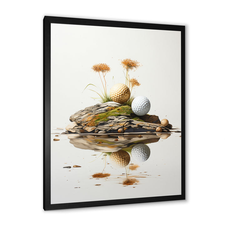 Minimalism Golf Tees I - Golf Canvas Wall Art