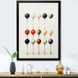 Minimalism Golf Tees IV - Sports Canvas Wall Art