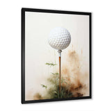 Minimalism Golf Tees IX - Sports Canvas Wall Art