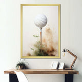 Minimalism Golf Tees IX - Sports Canvas Wall Art