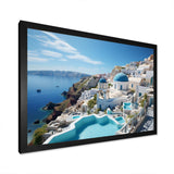 Greece Santorini Dreams I - Landscapes Canvas Wall Art