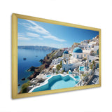 Greece Santorini Dreams I - Landscapes Canvas Wall Art