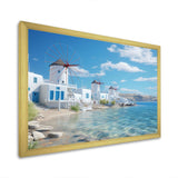 Greece Serenity In Mykonos - Landscapes Canvas Wall Art