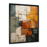 Hardedge Art Earthy Euphony I - Abstract Canvas Wall Art