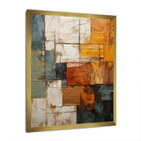 Hardedge Art Earthy Euphony I - Abstract Canvas Wall Art