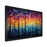 Hardedge Art Sublime Tree Symmetry II - Abstract Canvas Wall Art