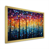 Hardedge Art Sublime Tree Symmetry II - Abstract Canvas Wall Art