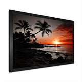 Hawaii Sunset Serenade I - Landscapes Canvas Wall Art