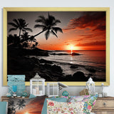 Hawaii Sunset Serenade I - Landscapes Canvas Wall Art