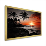 Hawaii Sunset Serenade I - Landscapes Canvas Wall Art