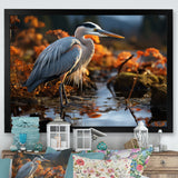 Heron Reflections Of Grace - Heron Home Decor Art