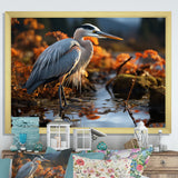 Heron Reflections Of Grace - Heron Home Decor Art