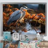 Heron Reflections Of Grace - Heron Home Decor Art